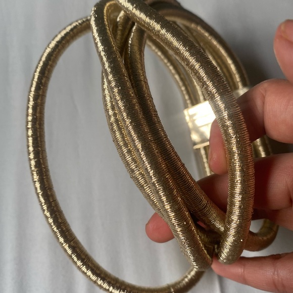 Golden Round Neck Choker - Picture 4 of 4